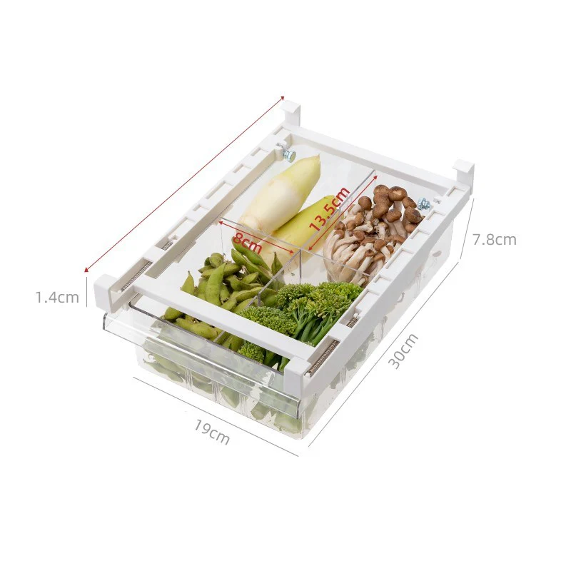 Adjustable Kitchen Refrigerator Storage Rack Organizer - Image 21