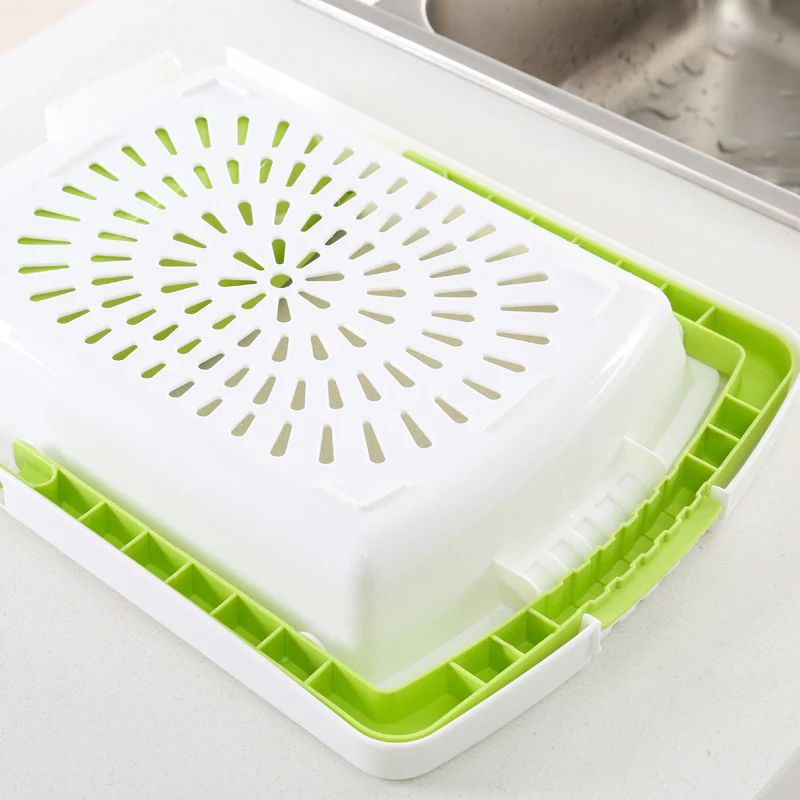 Eco-Friendly Over-the-Sink Colander & Dish Rack - Image 13