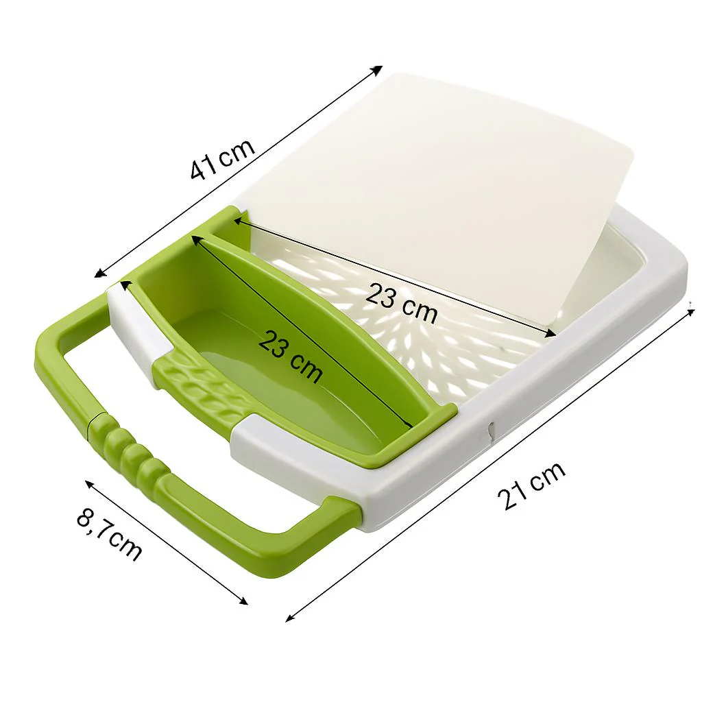 Eco-Friendly Over-the-Sink Colander & Dish Rack - Image 6