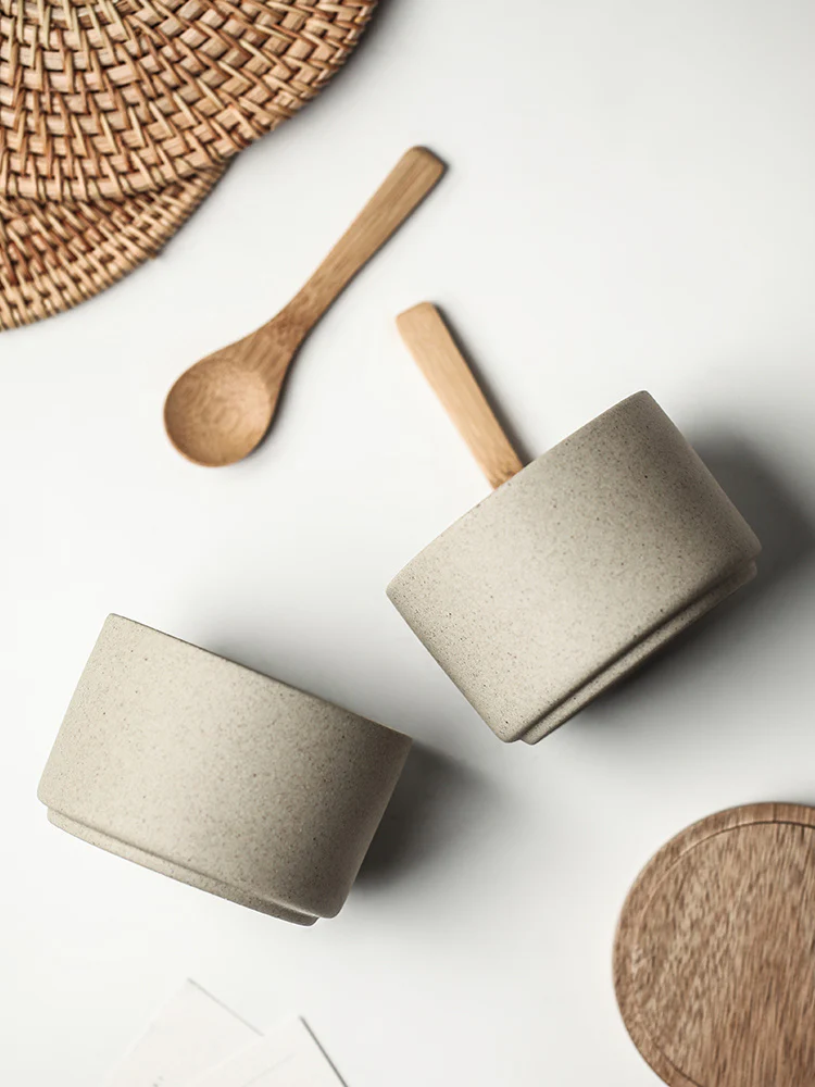 Eco-Friendly Spice Jars with Wooden Tray - Sustainable Kitchen Storage - Image 14