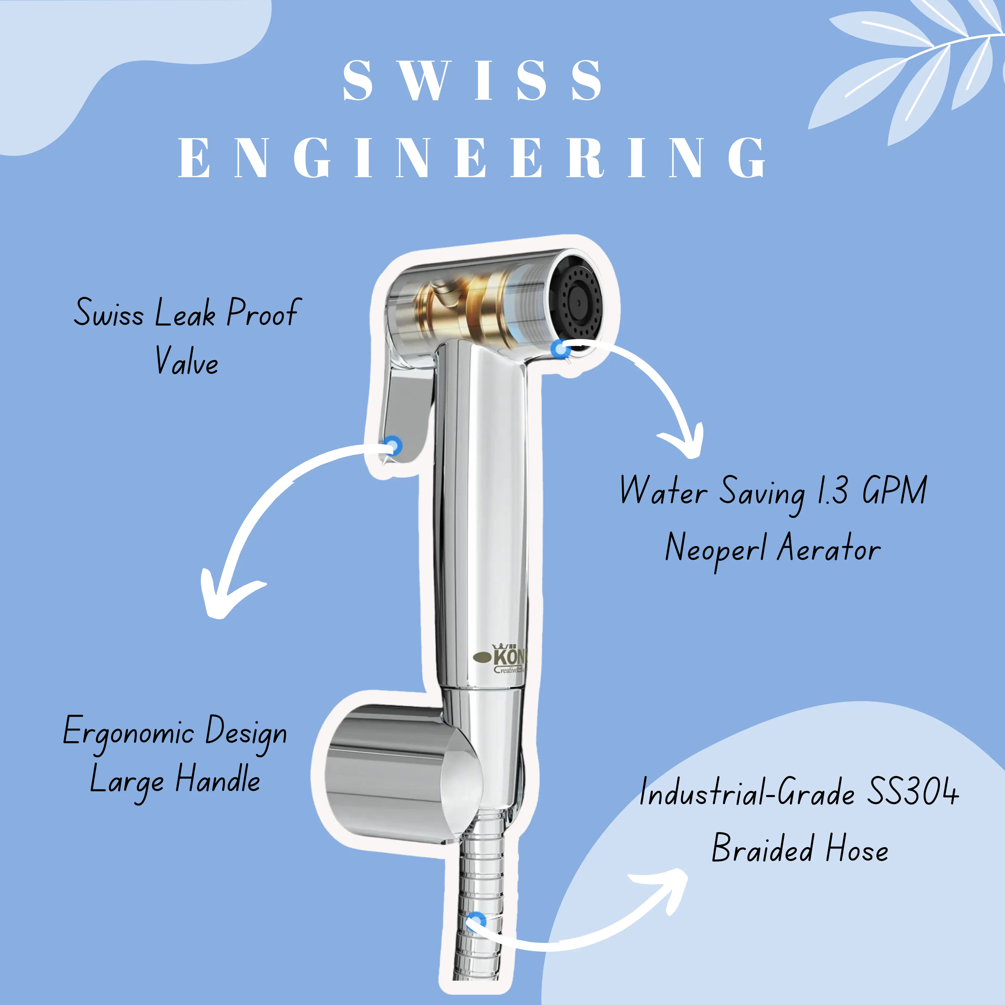 König Bidet Spray Set - Image 3