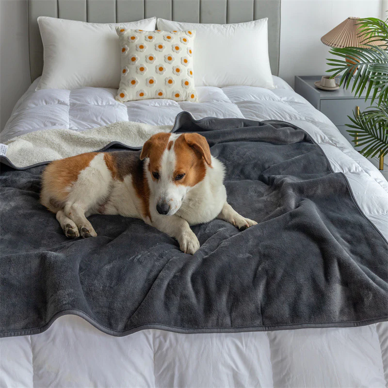 Eco-Friendly Lambswool Waterproof Pet Blanket - Image 16