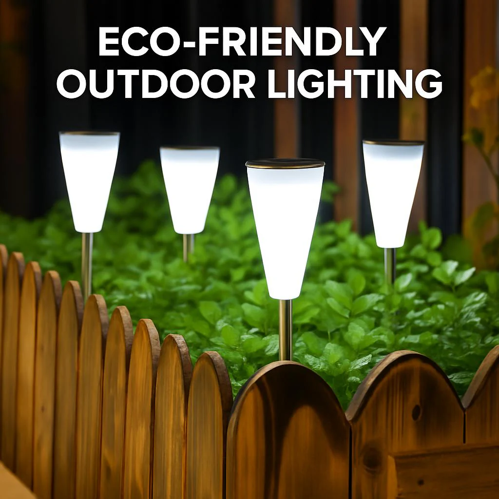 Solar-Powered Multicolor Garden Lights - Eco-Friendly Outdoor Lighting - Image 4