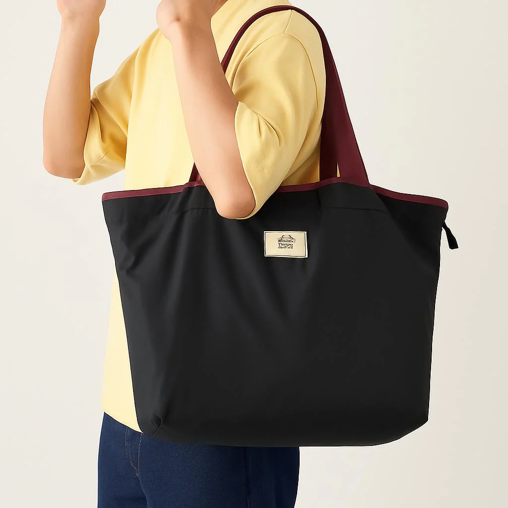Eco-Friendly Turquoise Reusable Drawstring Tote Bag - Image 4