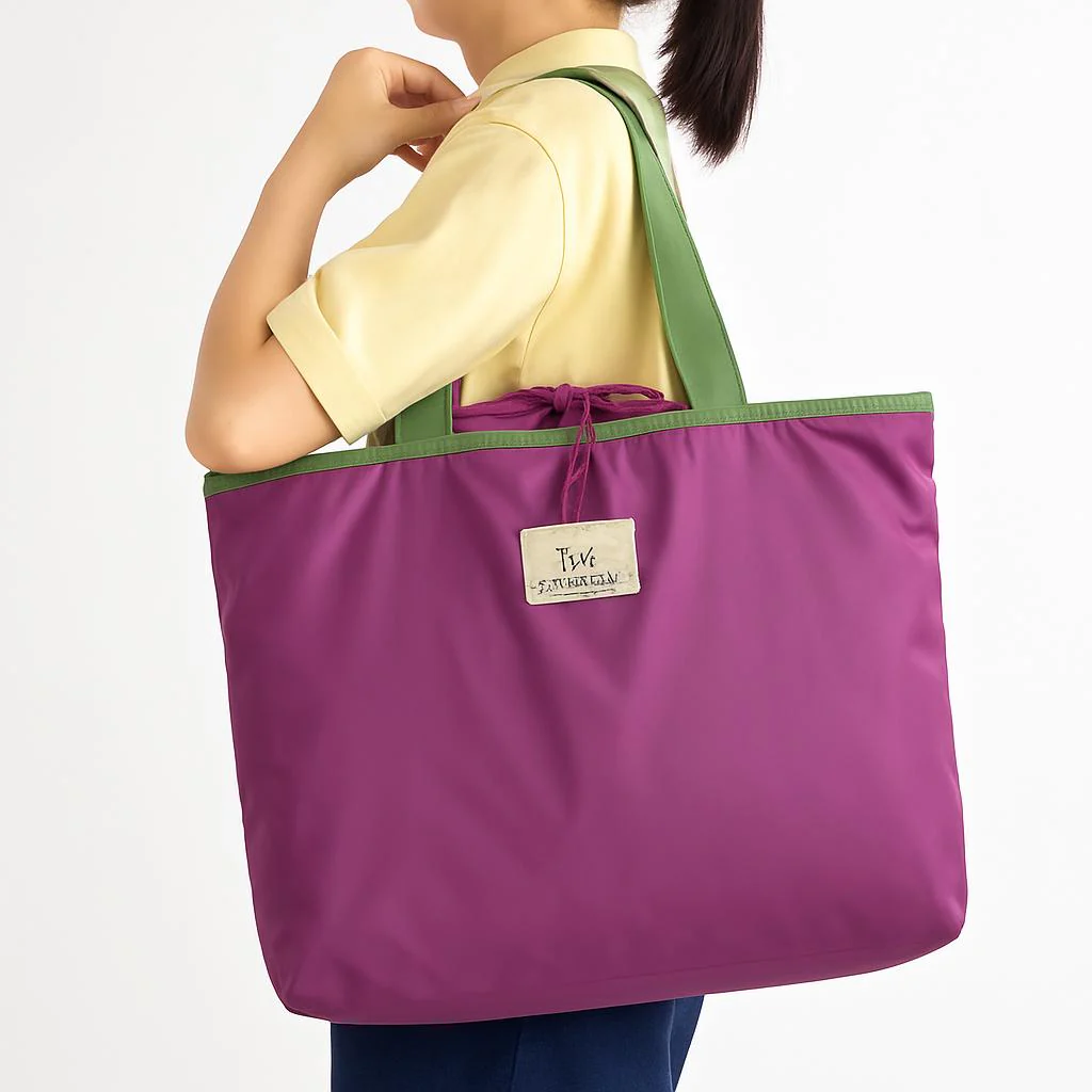 Eco-Friendly Turquoise Reusable Drawstring Tote Bag - Image 7