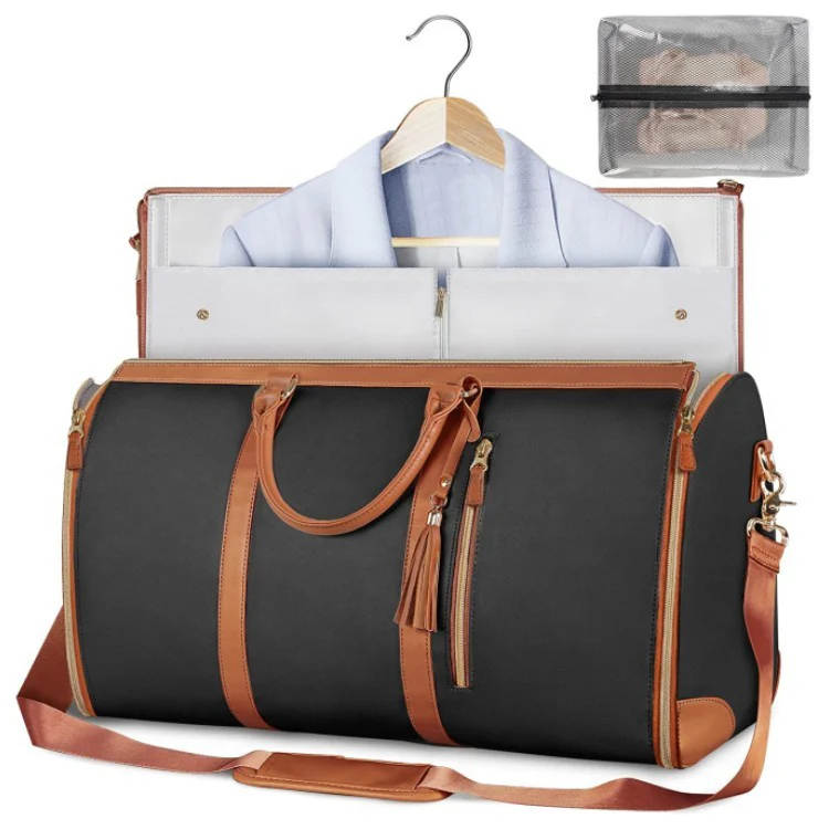 Eco-Friendly Light Pink Travel Duffel Bag - Image 29