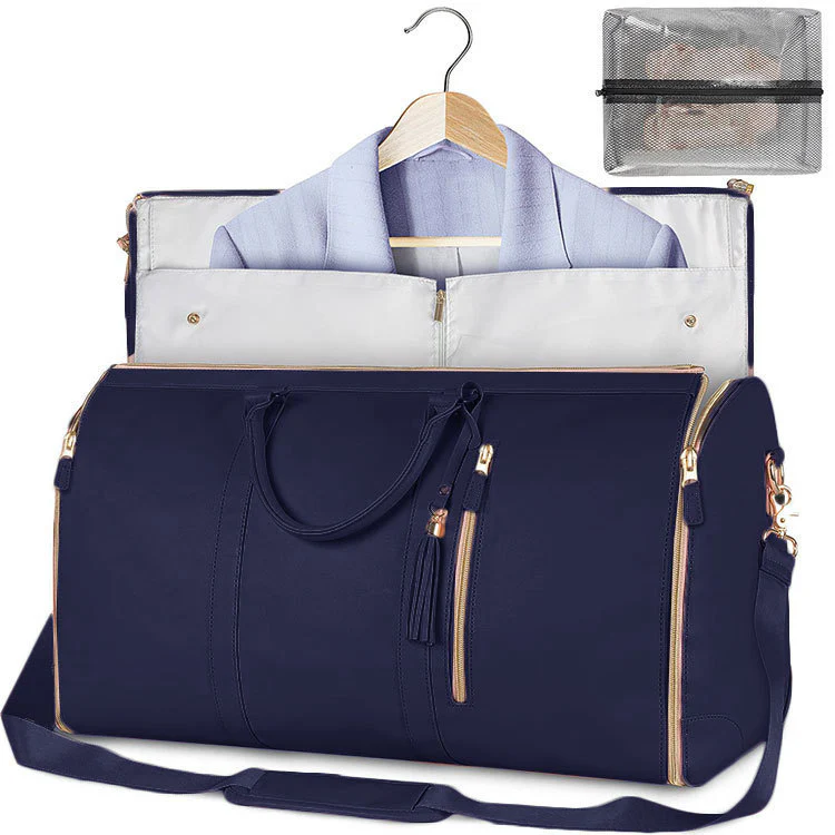 Eco-Friendly Light Pink Travel Duffel Bag - Image 30