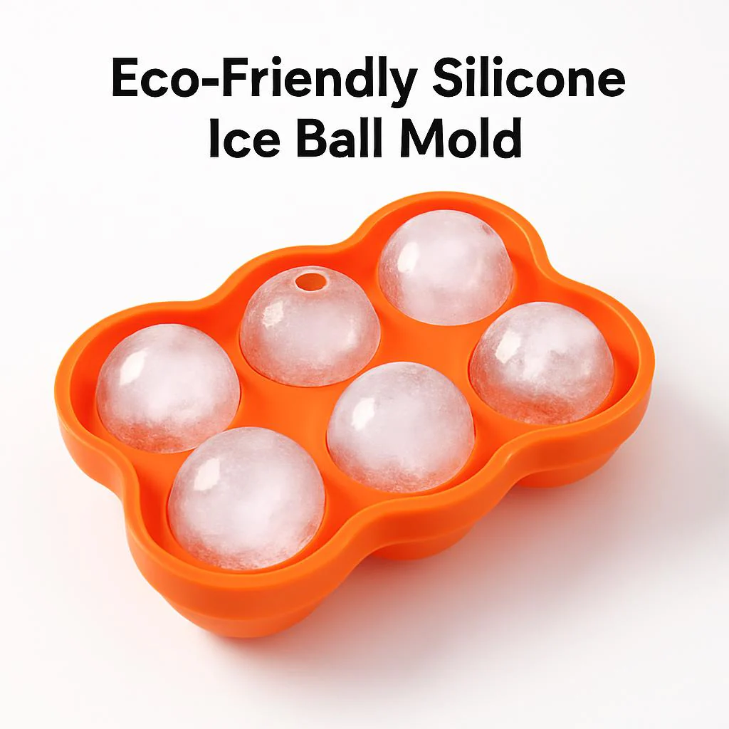Eco-Friendly Silicone Ice Ball Mold - Reusable & Durable - Image 10