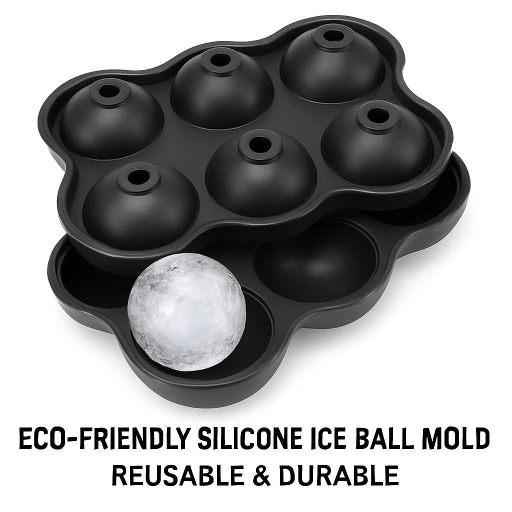 Eco-Friendly Silicone Ice Ball Mold - Reusable & Durable - Image 11