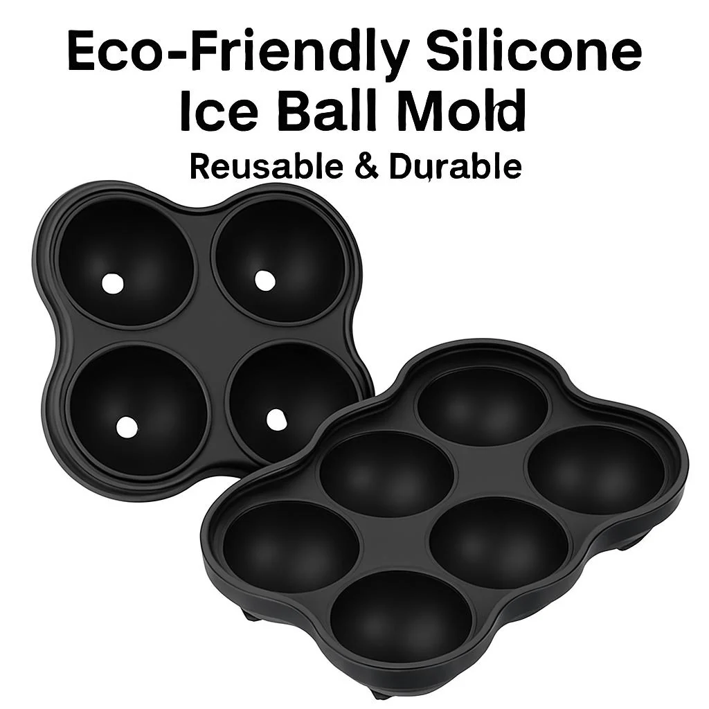 Eco-Friendly Silicone Ice Ball Mold - Reusable & Durable - Image 5