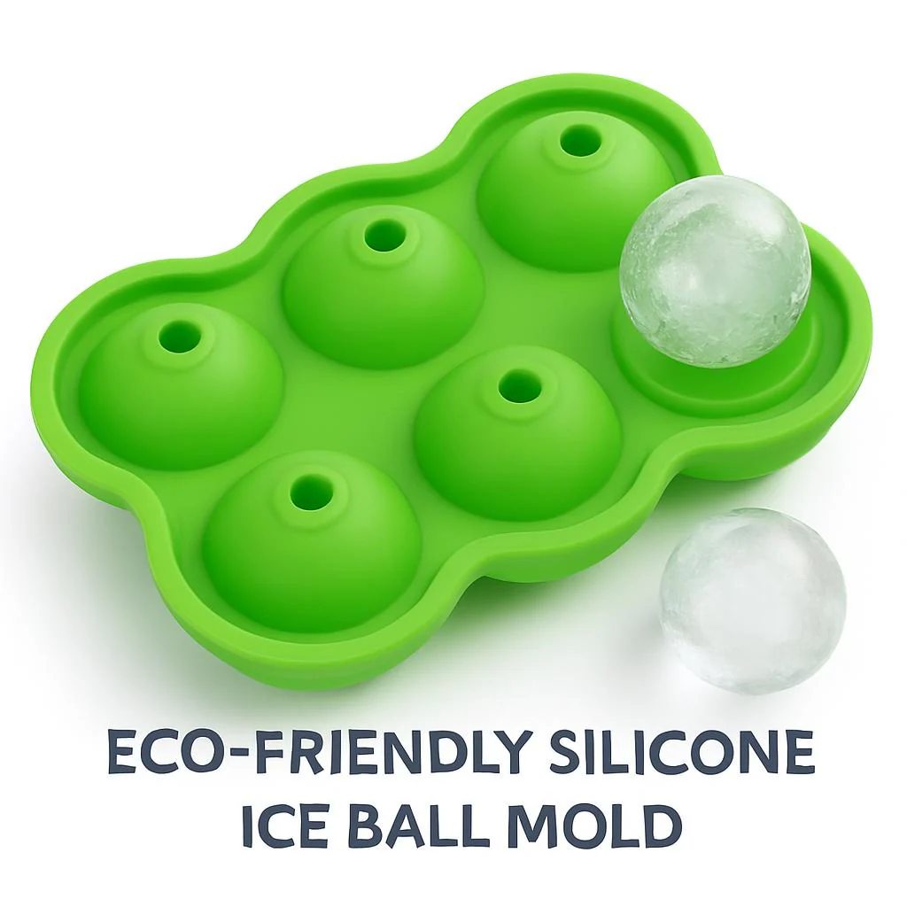 Eco-Friendly Silicone Ice Ball Mold - Reusable & Durable - Image 8