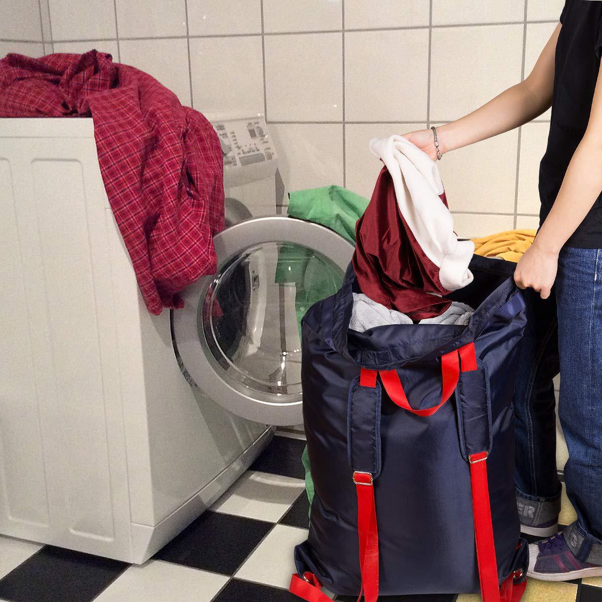 Eco-Friendly Large Dark Brown Laundry Bag - Durable & Reusable - Image 13