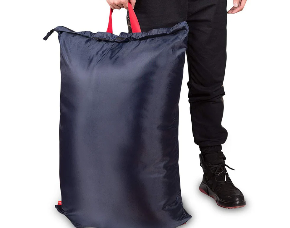 Eco-Friendly Large Dark Brown Laundry Bag - Durable & Reusable - Image 14