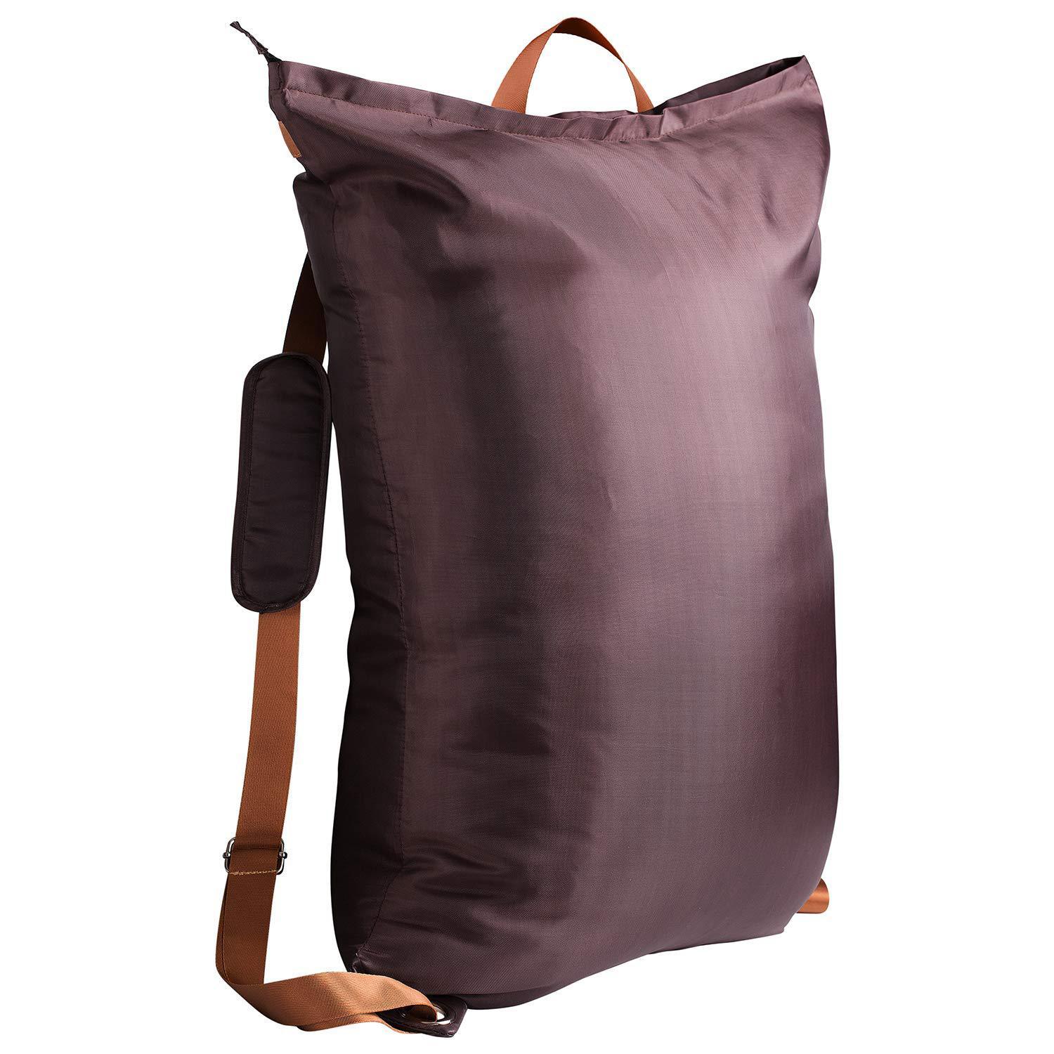 Eco-Friendly Large Dark Brown Laundry Bag - Durable & Reusable - Image 19
