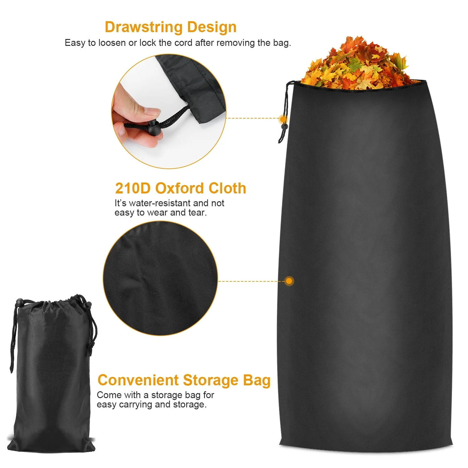 Eco-Friendly Lawn Mower Leaf Bag - Reusable & Durable Attachment for Sustainable Gardening - Image 14