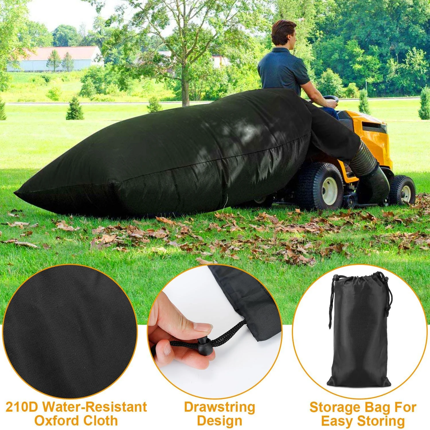 Eco-Friendly Lawn Mower Leaf Bag - Reusable & Durable Attachment for Sustainable Gardening - Image 16