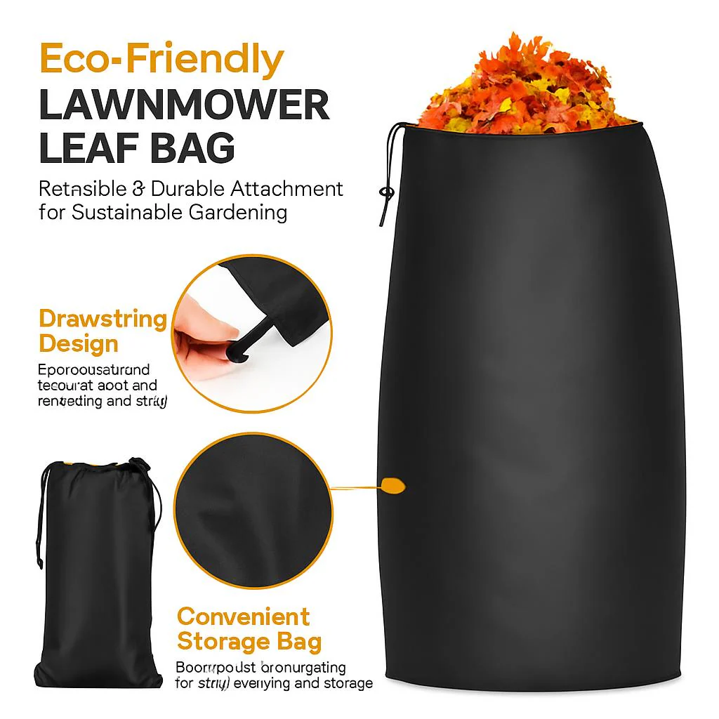 Eco-Friendly Lawn Mower Leaf Bag - Reusable & Durable Attachment for Sustainable Gardening - Image 4