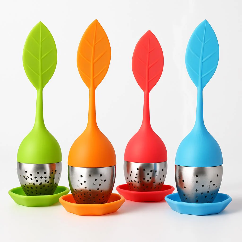Leafy Silicone Tea Infuser for Loose Leaf Brewing - Image 6