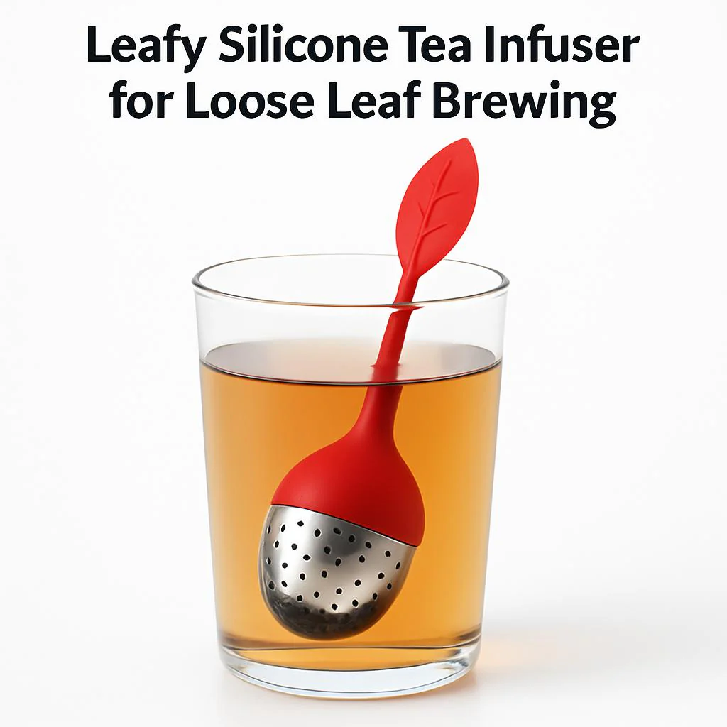 Leafy Silicone Tea Infuser for Loose Leaf Brewing - Image 7