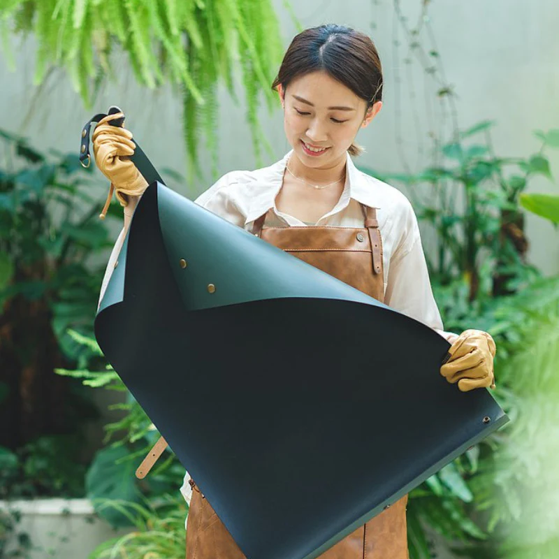Eco-Friendly Leather Indoor Plant Pot Mat - Image 13
