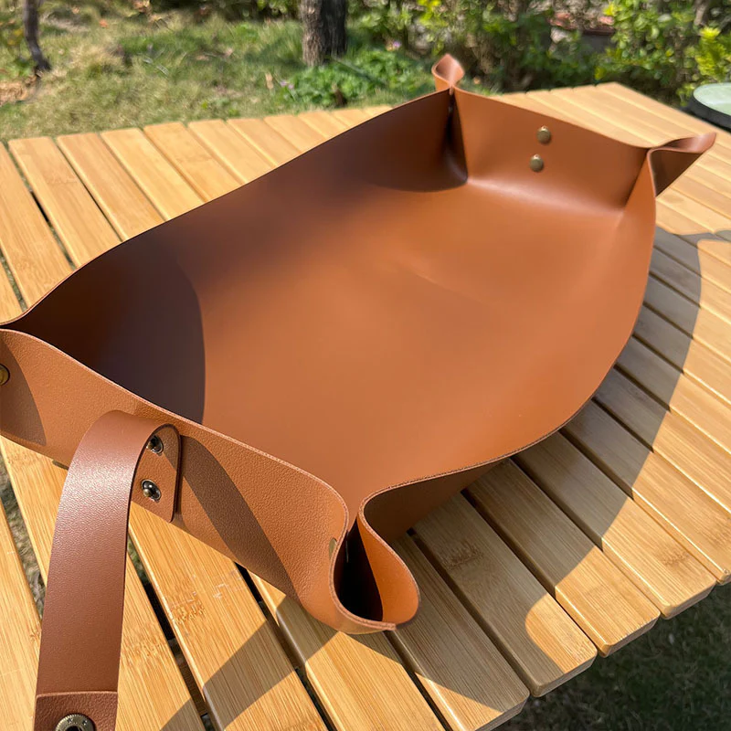 Eco-Friendly Leather Indoor Plant Pot Mat - Image 15