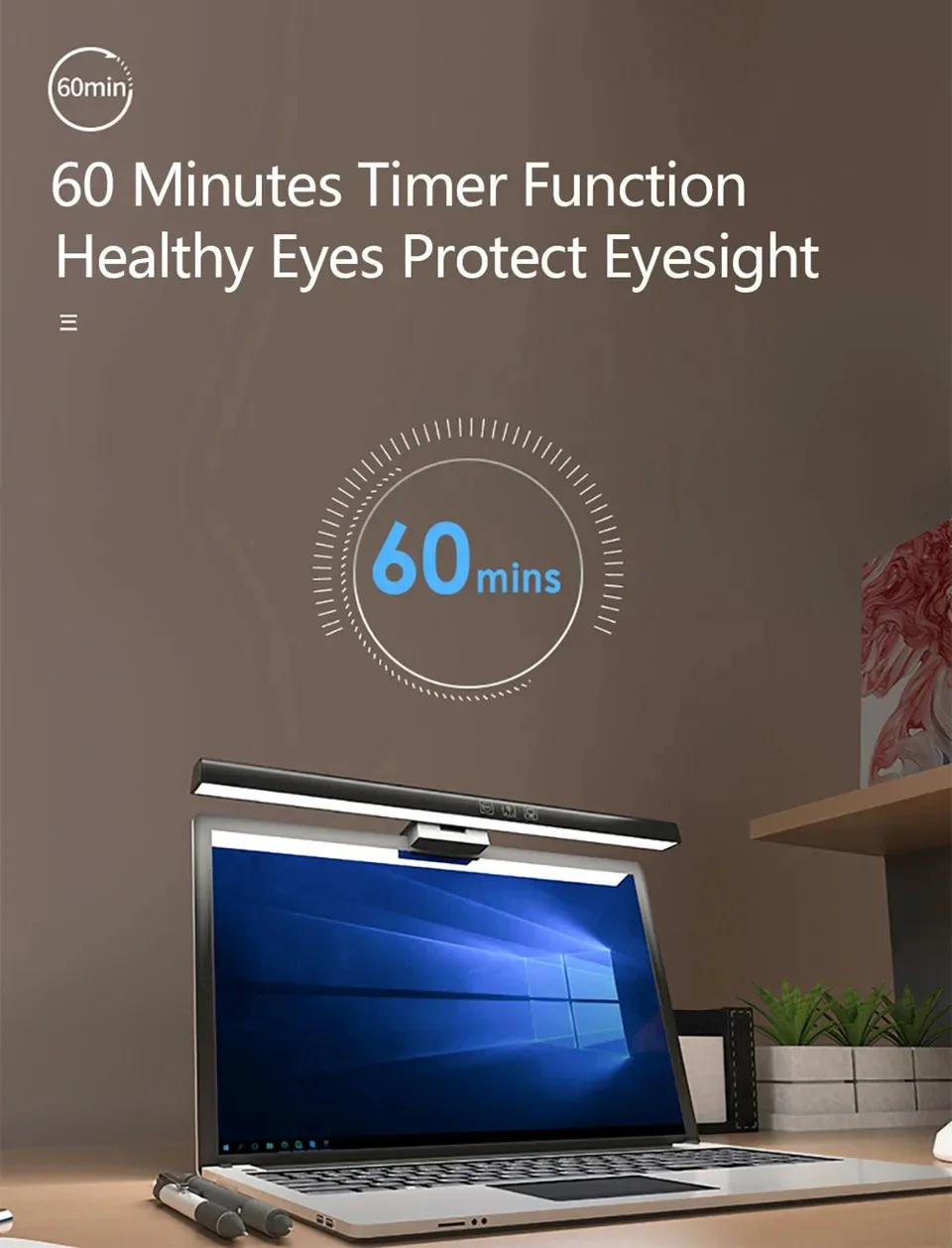 LED Desk Lamp Monitor Light Bar PC Computer Dimmable Screen Light 33cm 50cm Office Study Reading Hanging Table Lamp USB Powered - Image 17