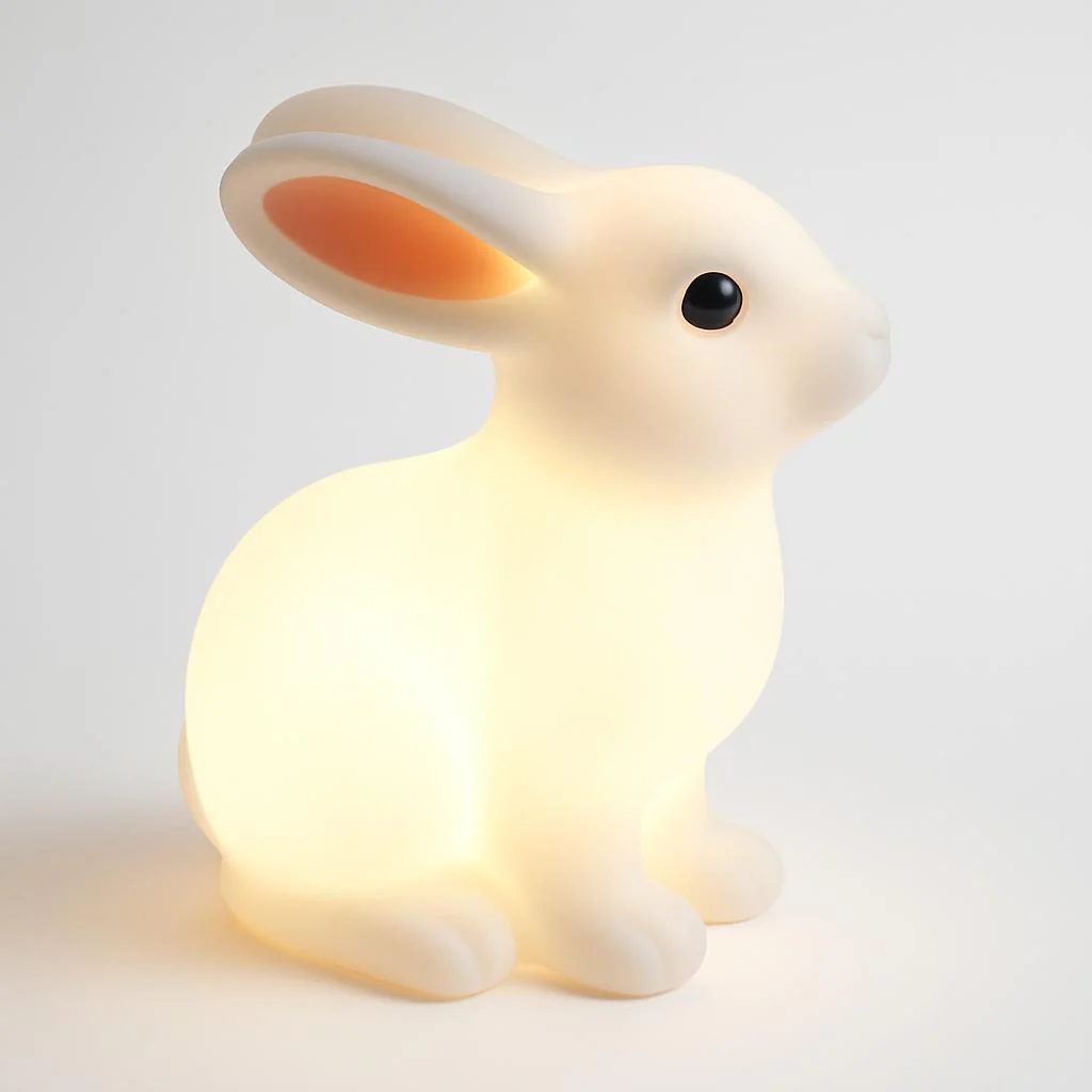 Eco-Friendly Rabbit Night Light - Energy-Efficient LED for Relaxation - Image 2