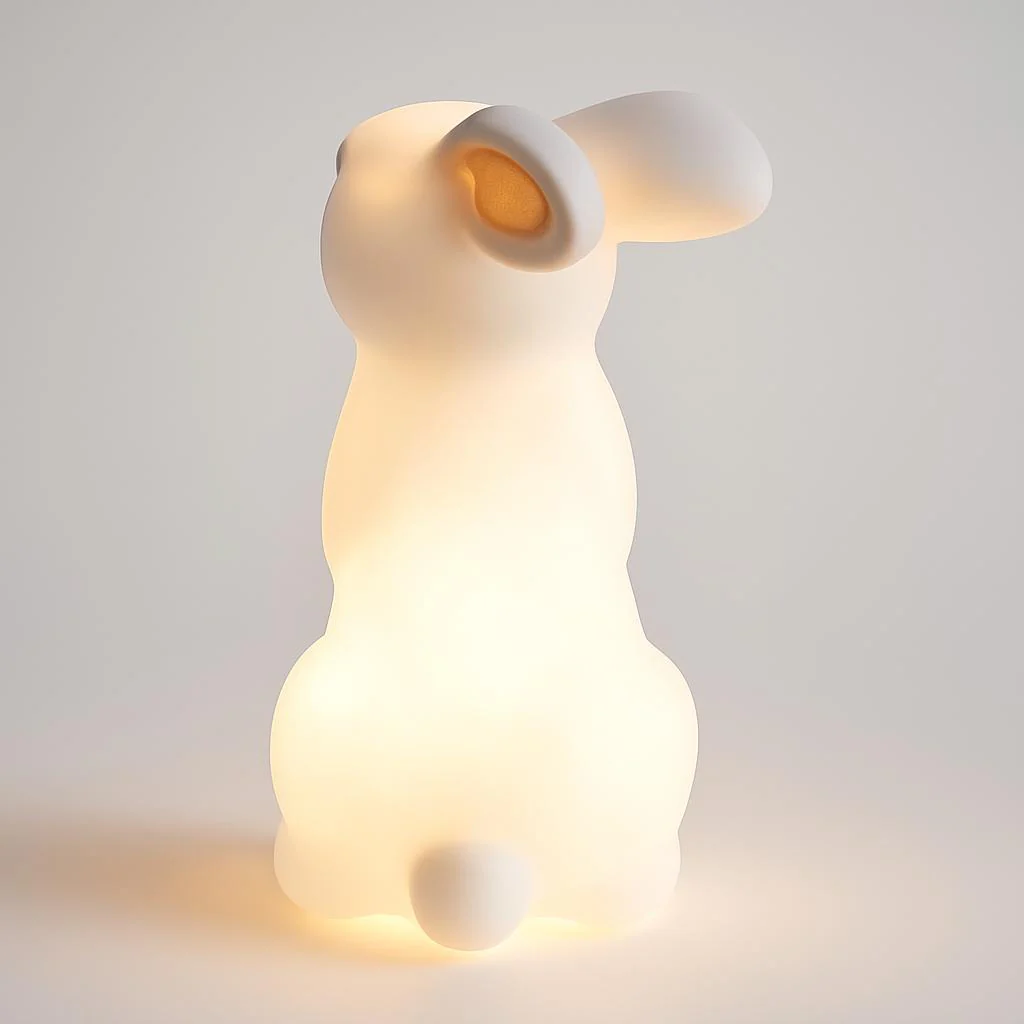 Eco-Friendly Rabbit Night Light - Energy-Efficient LED for Relaxation - Image 3