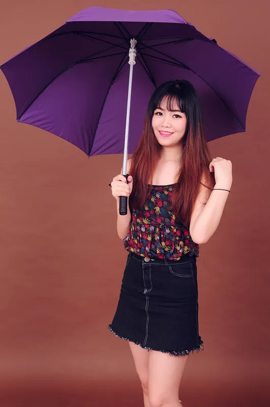 LED stick light luminous umbrella colorful creative lights fiber straight umbrella touch cloth luminous advertising umbrella - Image 18