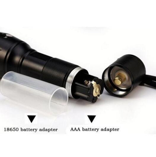 Tactical 5000 Lumens Rechargeable LED Zoom Flashlight - Image 14