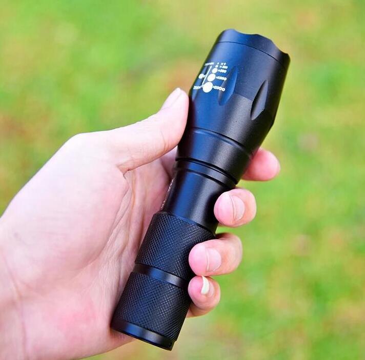 Tactical 5000 Lumens Rechargeable LED Zoom Flashlight - Image 16
