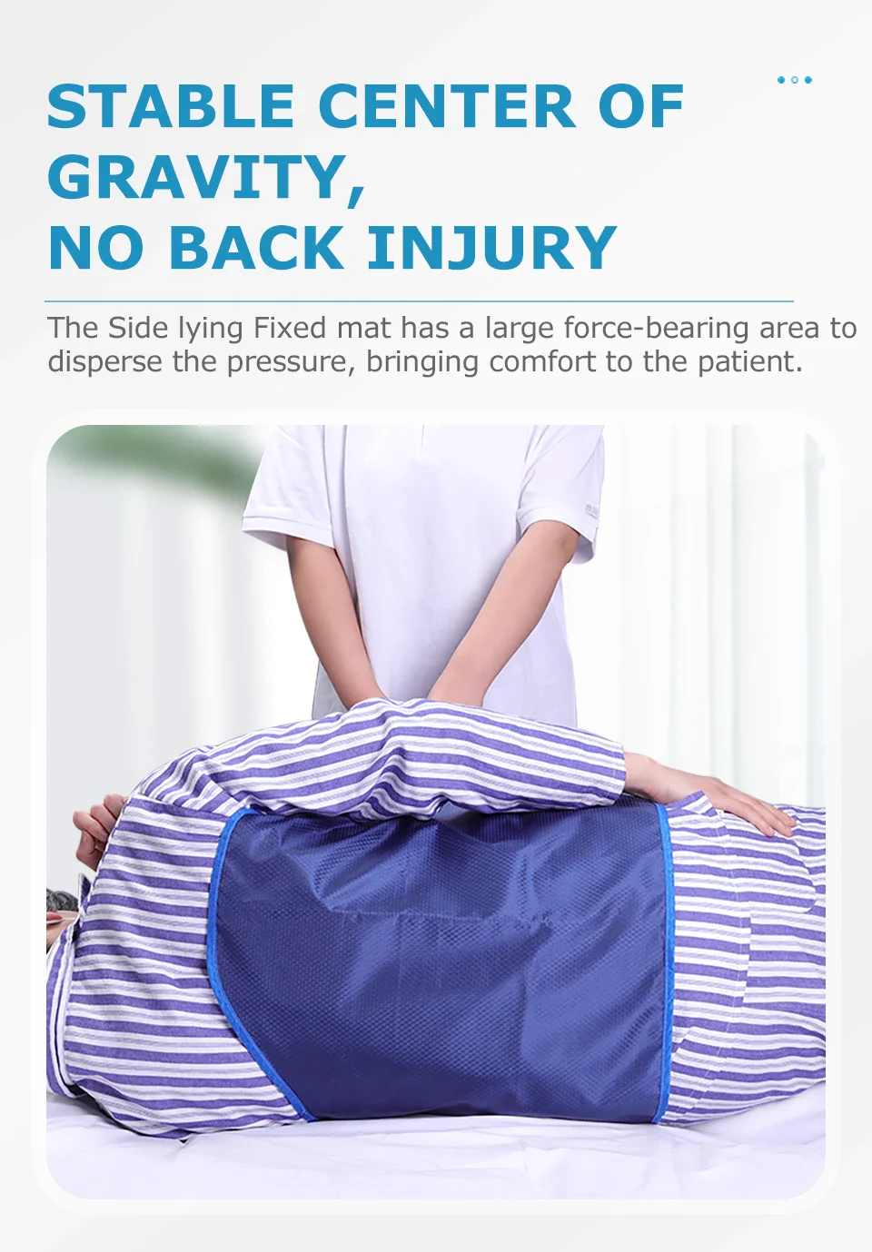 Lefeke Patient Turning Device Belt Elderly Bed Transfer Sling Transfer Nursing Sling Turn Over Aids Breathable Fixed Strap - Image 12