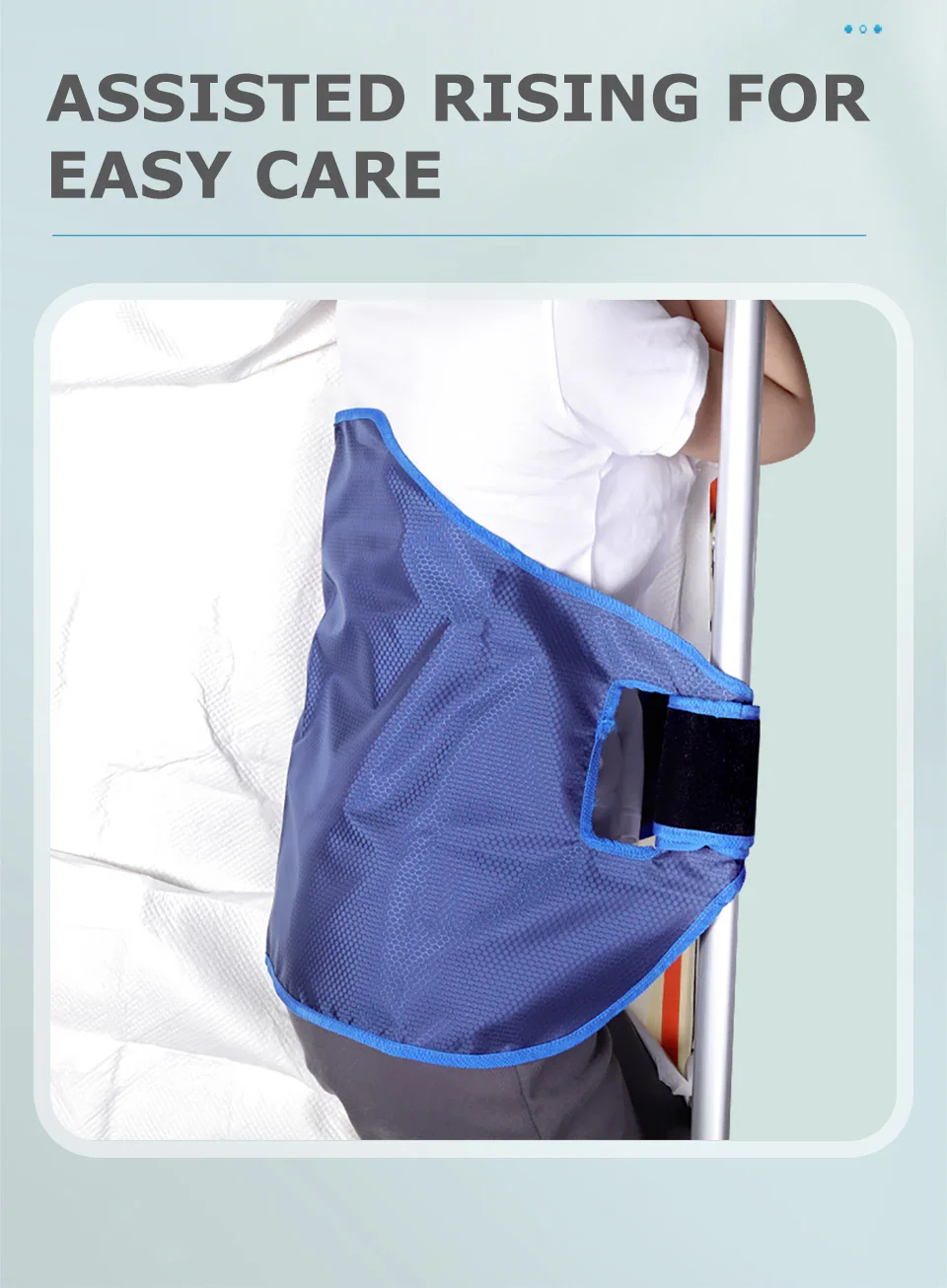 Lefeke Patient Turning Device Belt Elderly Bed Transfer Sling Transfer Nursing Sling Turn Over Aids Breathable Fixed Strap - Image 16