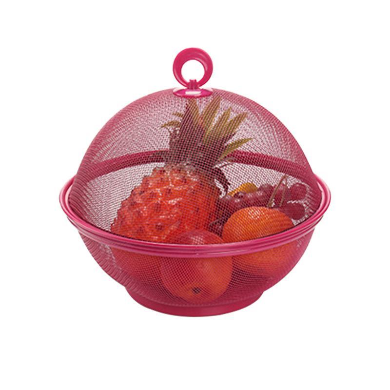 Eco-Friendly Spherical Fruit & Vegetable Storage Baskets - Green & Red - Image 10