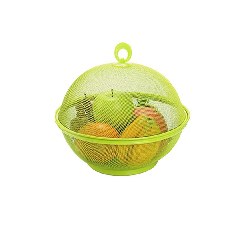 Eco-Friendly Spherical Fruit & Vegetable Storage Baskets - Green & Red - Image 11