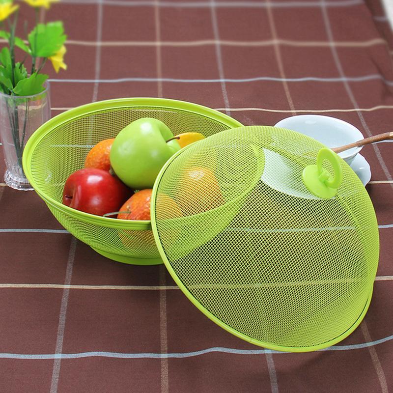 Eco-Friendly Spherical Fruit & Vegetable Storage Baskets - Green & Red - Image 9