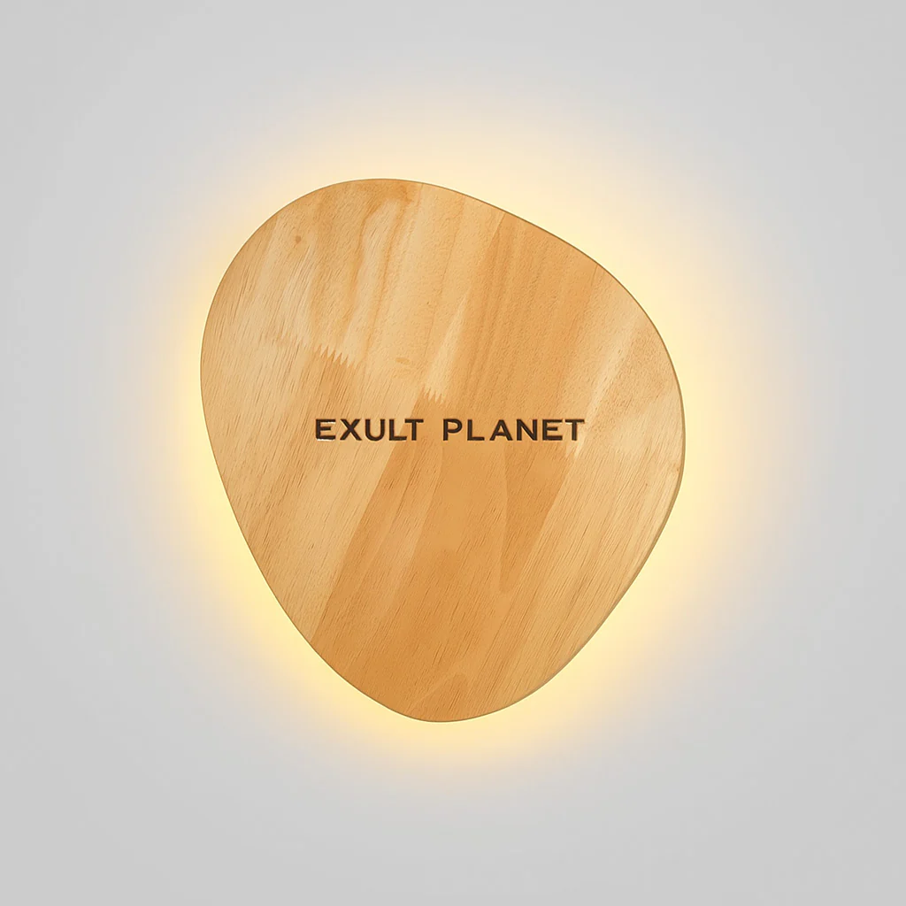Eco-Friendly Wall-Mounted LED Log Art Lamp - Image 11