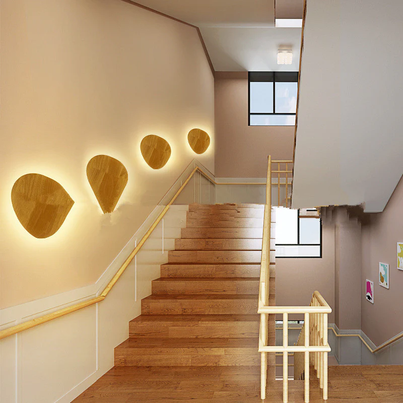 Eco-Friendly Wall-Mounted LED Log Art Lamp - Image 13