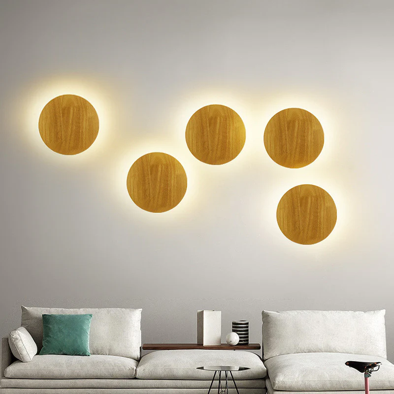 Eco-Friendly Wall-Mounted LED Log Art Lamp - Image 17