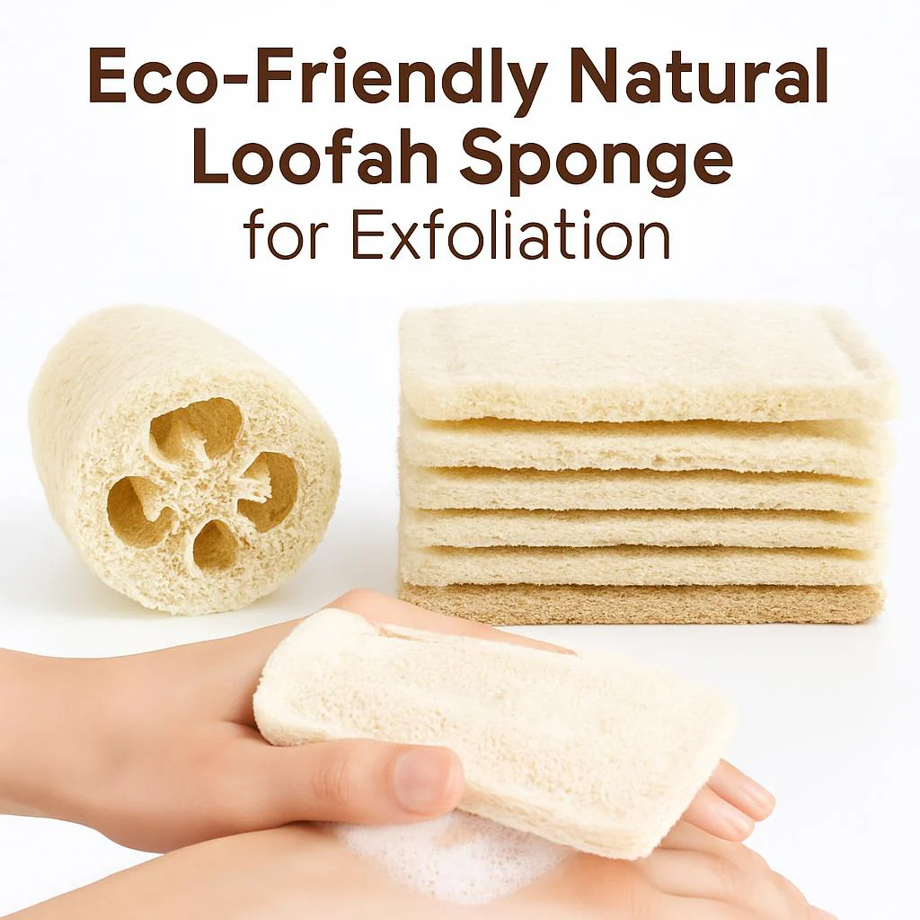 Eco-Friendly Natural Loofah Sponge for Exfoliation - Image 3