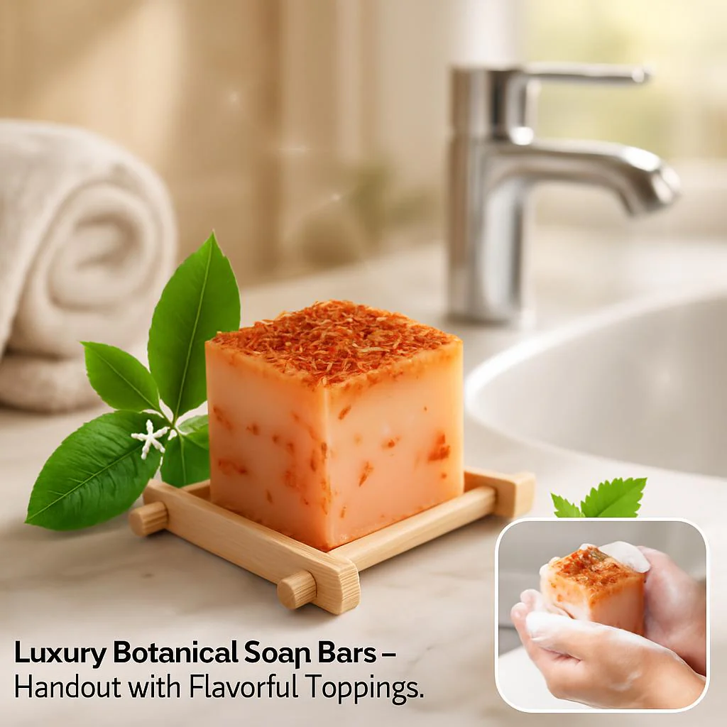 Handcut Luxury Plant-Based Soap Bar – 3.88 oz / 110 g, Long-Lasting & Natural - Image 11