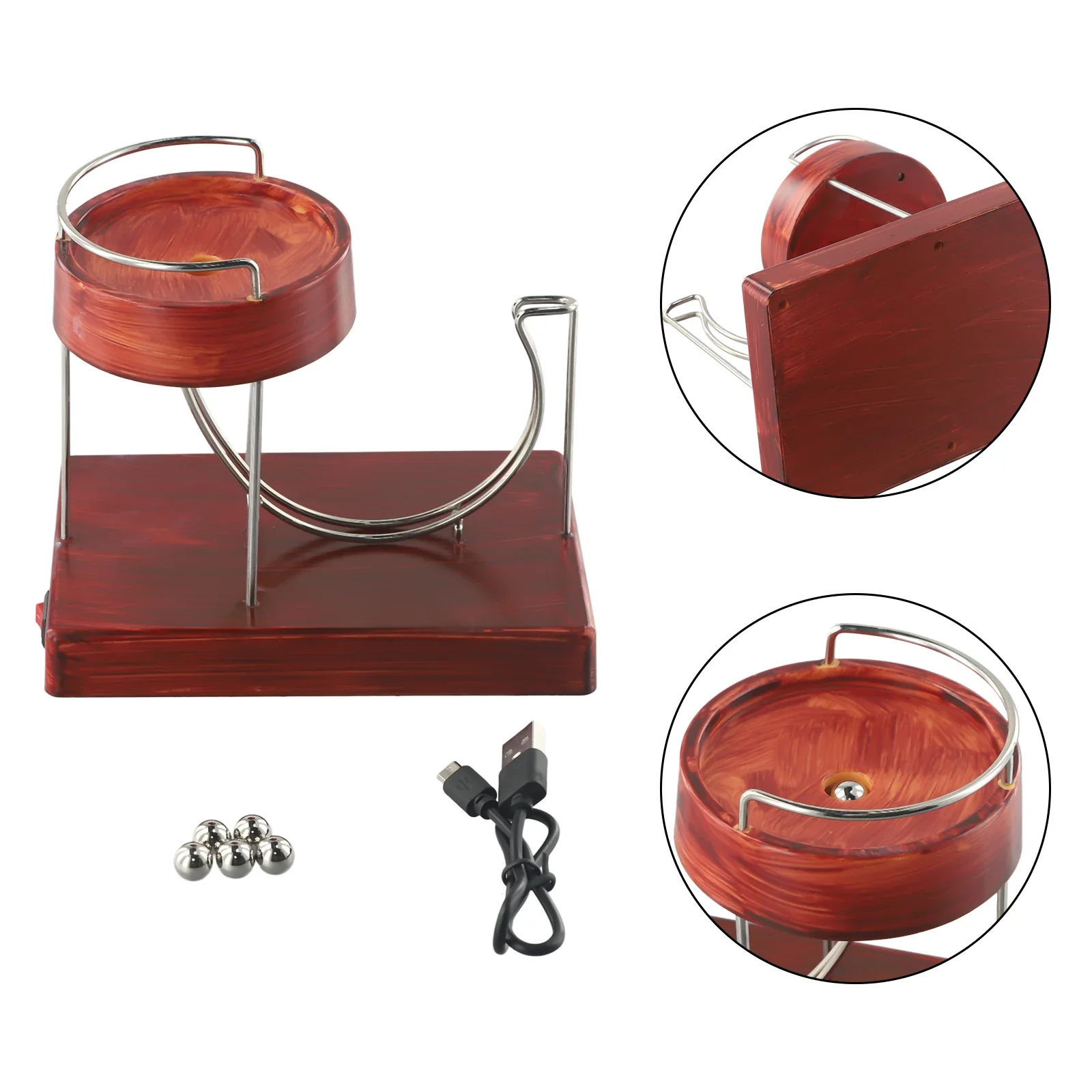 Machine Perpetual Motion Creative Decor Electric Perpetual Energy Model Gifts Office Ornament Plastic Sculpture - Image 24