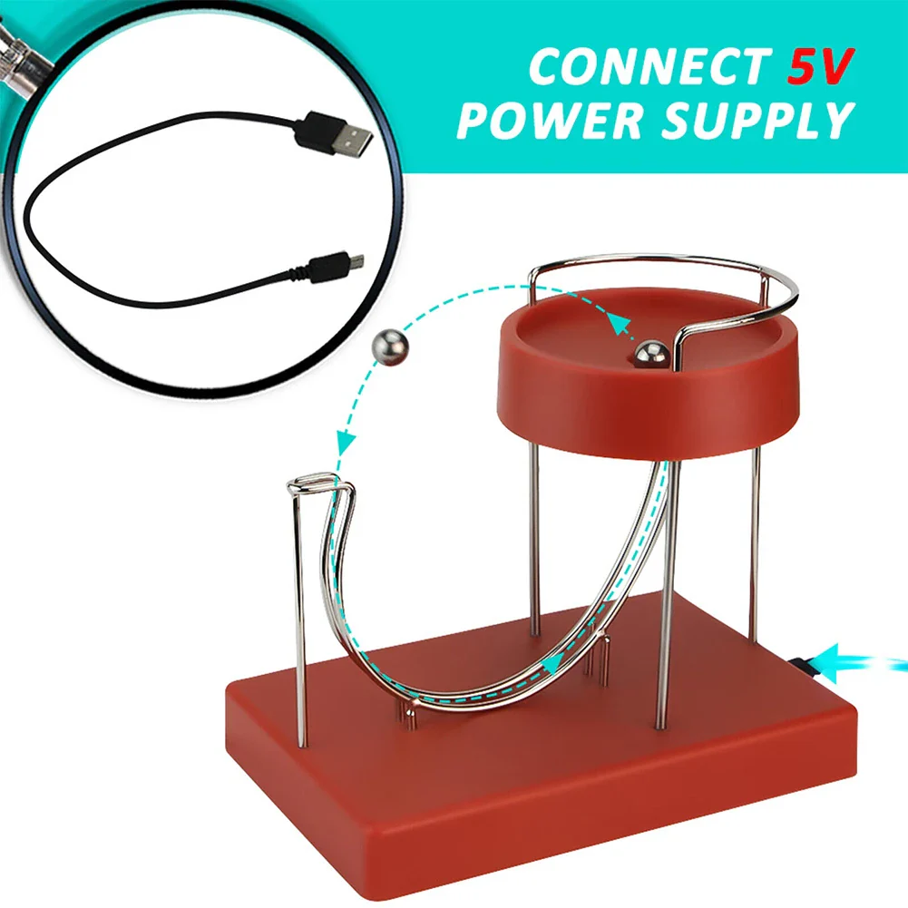 Machine Perpetual Motion Creative Decor Electric Perpetual Energy Model Gifts Office Ornament Plastic Sculpture - Image 9