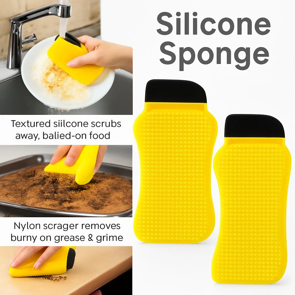 Eco-Friendly Silicone Scrubber for Sustainable Cleaning - Image 5