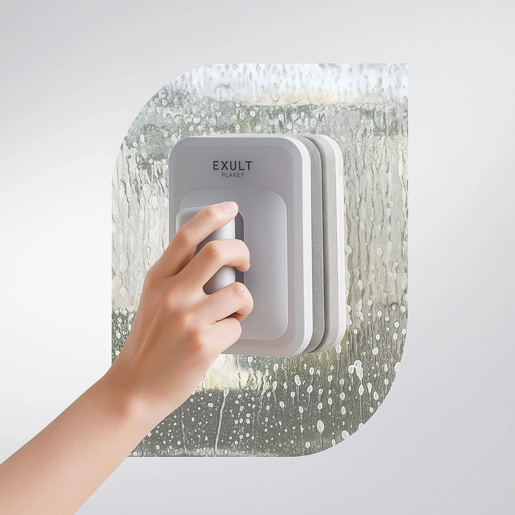 Magnetic Window Cleaner - Eco-Friendly, Reusable, Energy-Free Cleaning Tool