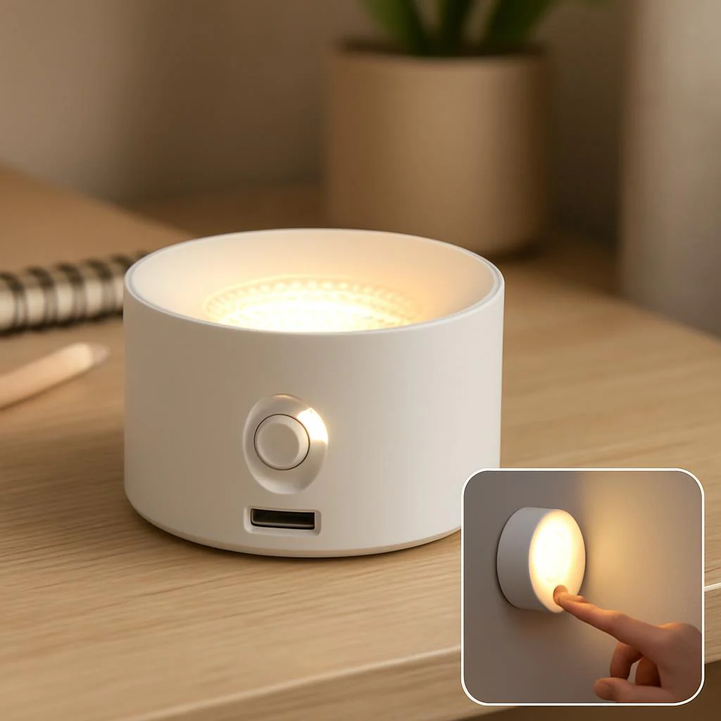 Eco-Friendly LED Desk and Wall Lamp - Image 3