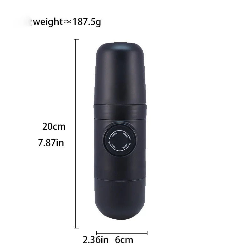 Manual pressurized coffee machine, small and portable handheld espresso machine for household, travel, and picnic use - Image 13