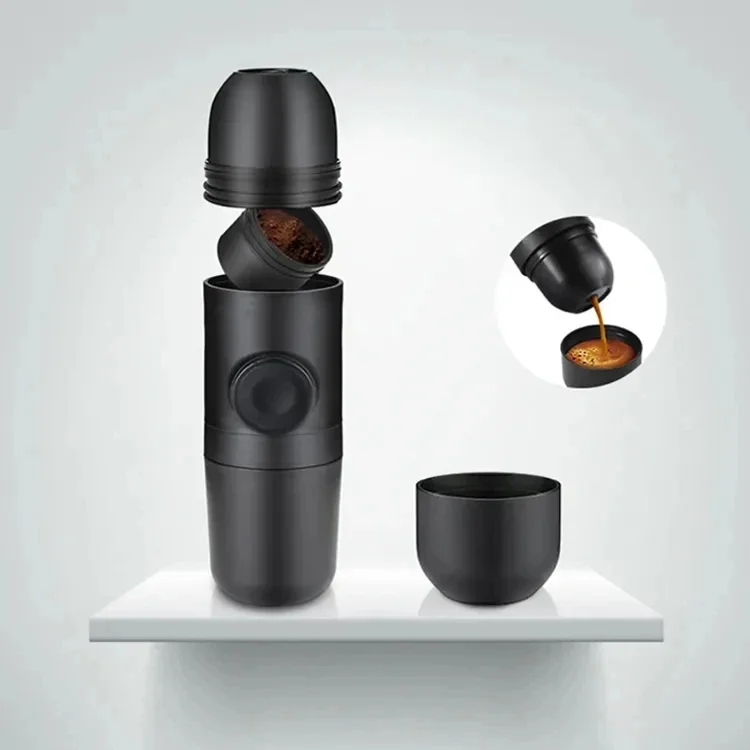 Manual pressurized coffee machine, small and portable handheld espresso machine for household, travel, and picnic use - Image 19