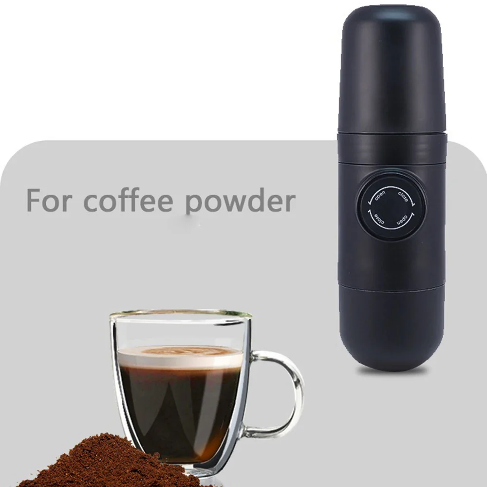 Manual pressurized coffee machine, small and portable handheld espresso machine for household, travel, and picnic use - Image 2