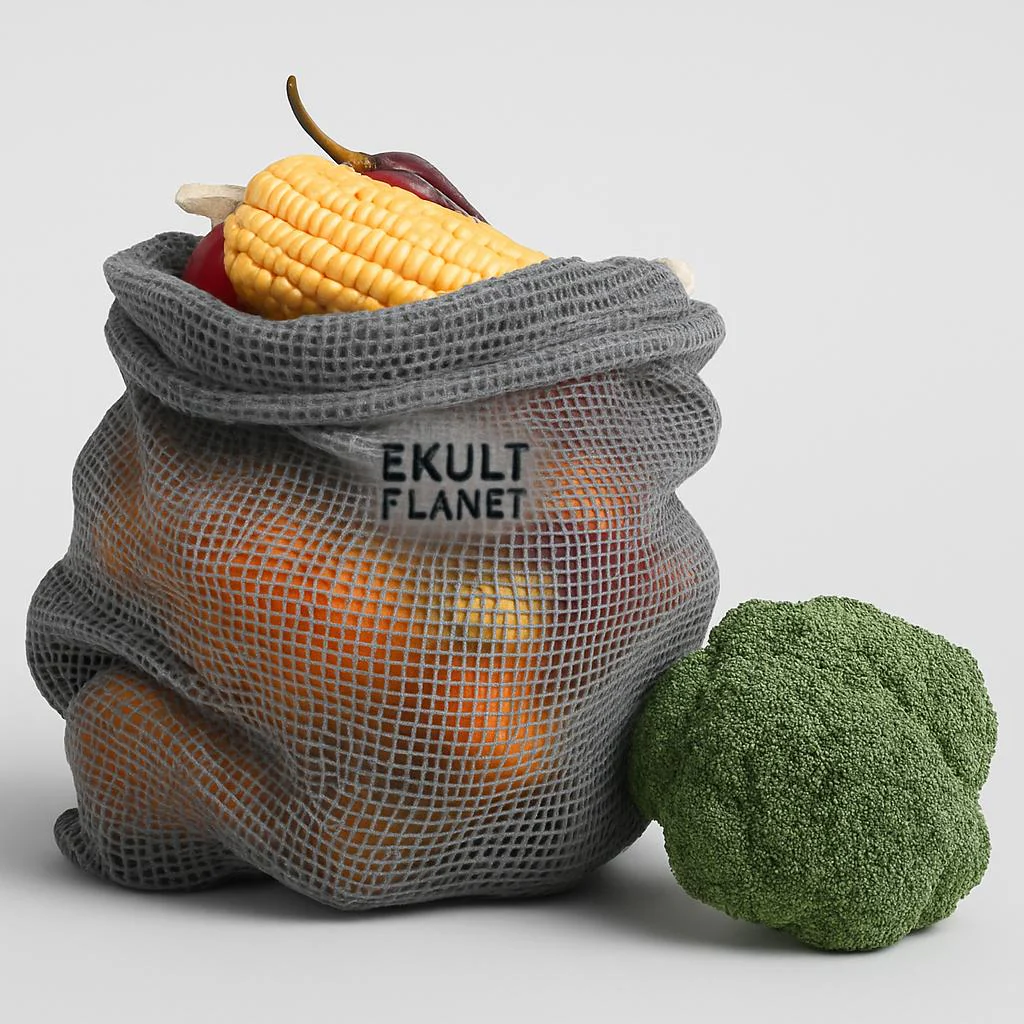 Eco-Friendly Reusable Mesh Produce Bag - Sustainable Grocery Solution - Image 2